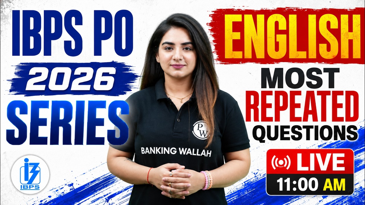 IBPS PO 2026 | English Most Repeated Questions | Score 25+ in English | by Anchal Ma'am