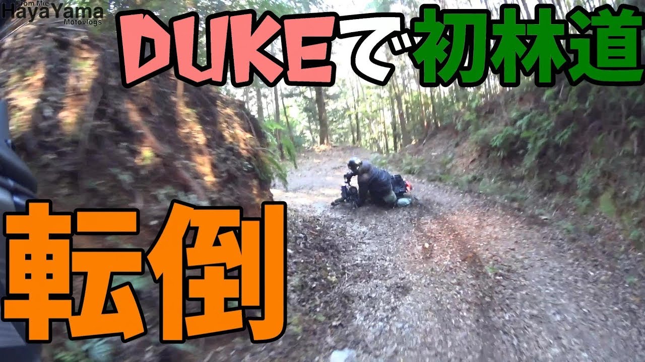 【Motovlog】転倒‼︎と急勾配に挑戦後に絶景が!!!!!!!! DUKEでガチ林道に行ってみた結果・・・後編/モトブログ #115