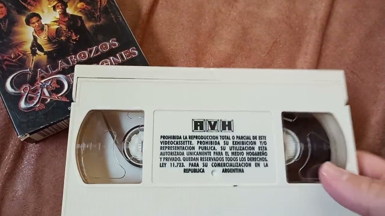 Unboxing VHS Calabozos y Dragones 2001 (Argentina)