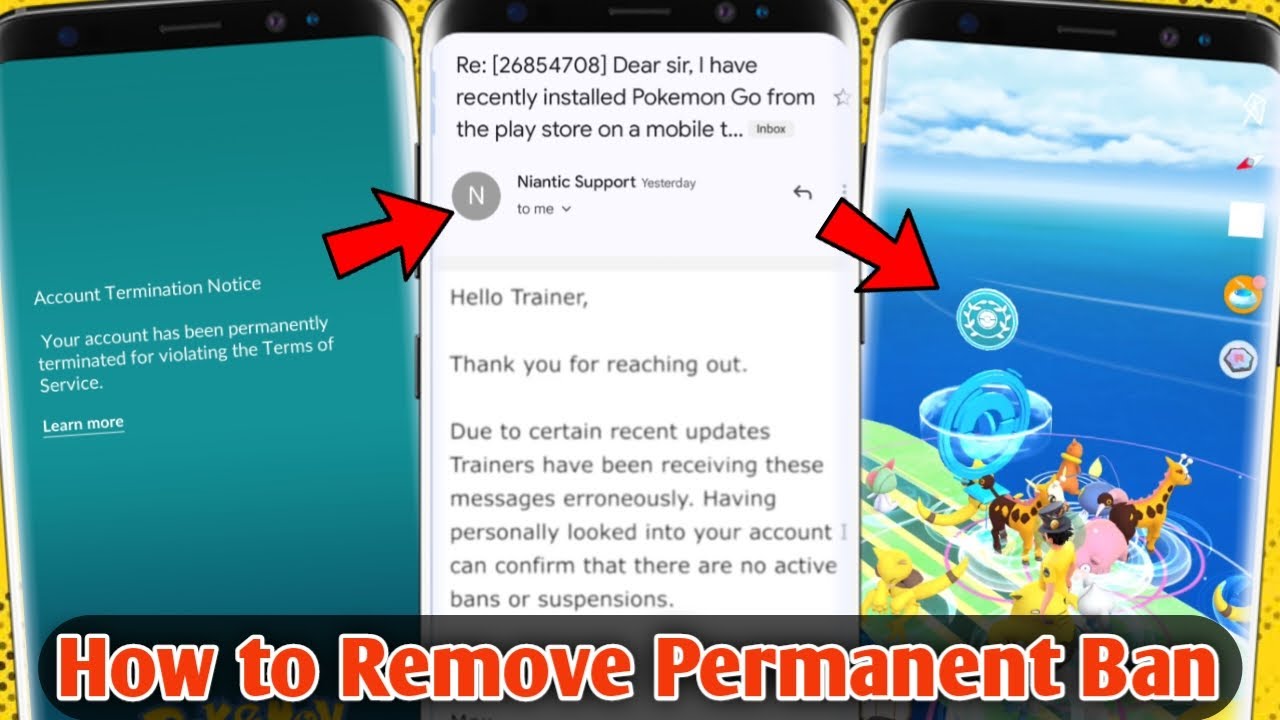 How to remove permanent ban in Pokemon go in 60 second | How to get unbanned from pokemon go in 2023