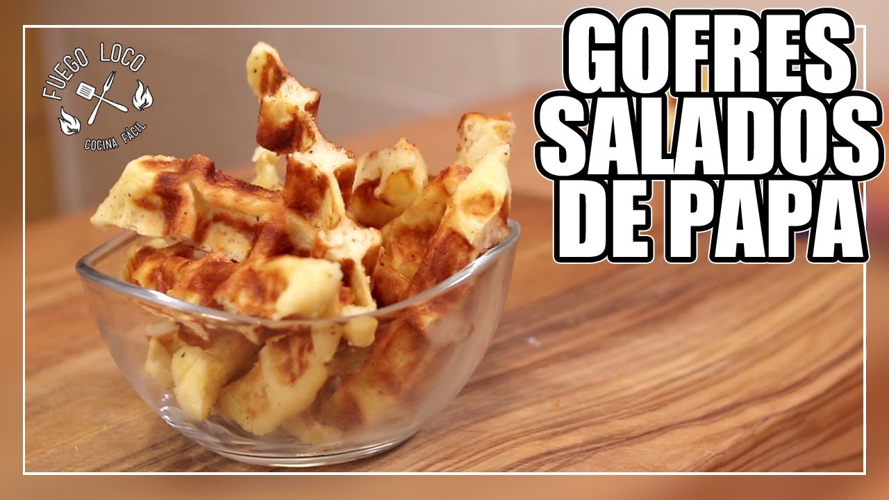 GOFRES Salados de PATATA | WAFFLE de PAPA IRRESISTIBLE!!!