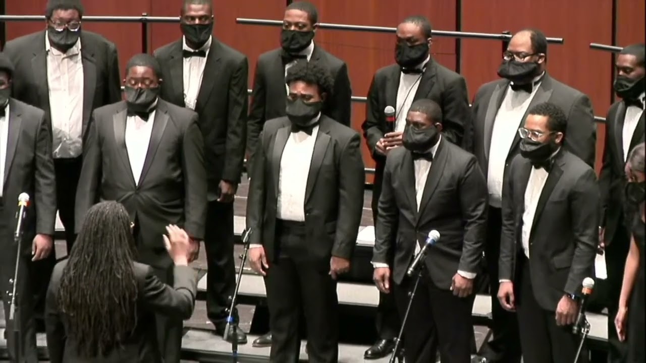 The UAPB Vesper Choir sings I Opened My Mouth to the Lord arranged by Lela M. Anderson.