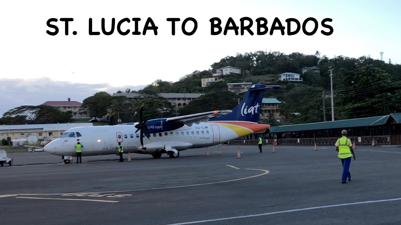 ST. LUCIA TO BARBADOS | LIAT | ATR 42-600 | TRIP REPORT