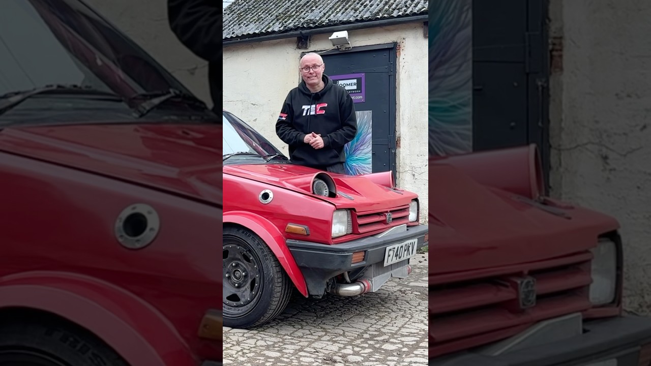 Это самый безумный Subaru Justy в мире?😳 #engineswap #subarujusty #1uz #lexus #v8swap