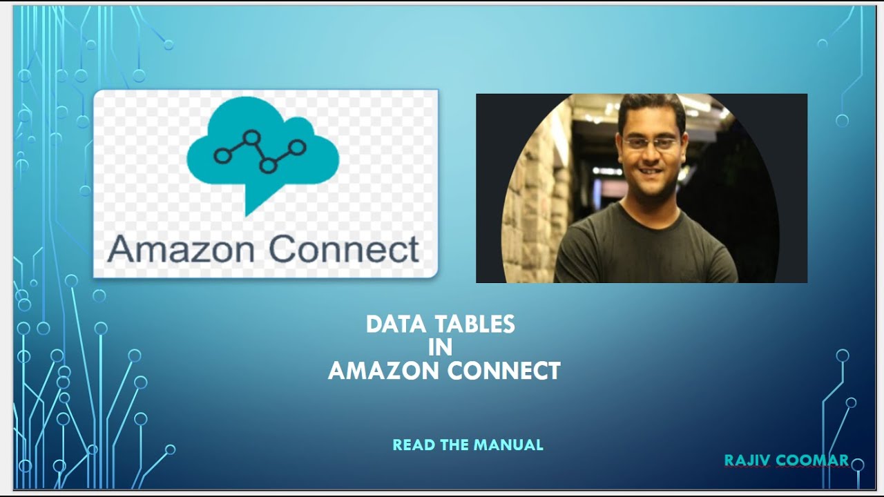 Таблицы данных в Amazon Connect