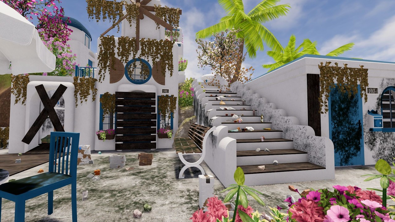House Flipper 2 - Santorini needs help 💙🤍 - Custom Job
