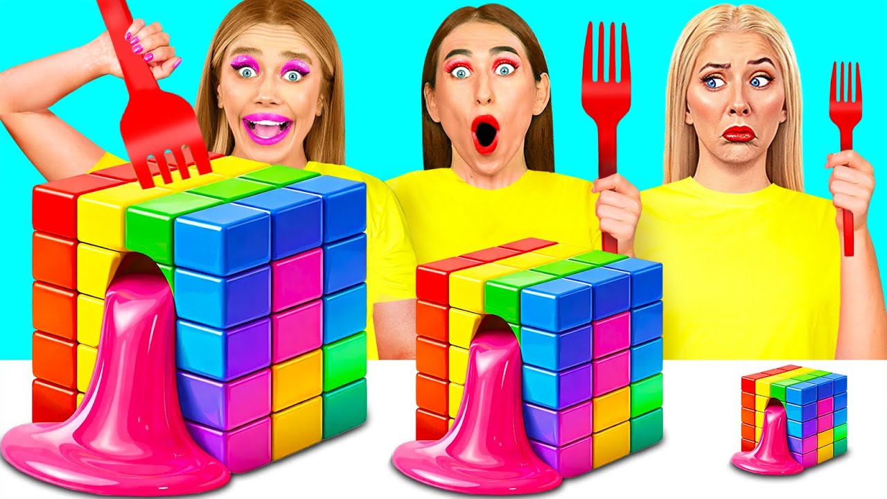 Big, Medium and Small Plate Challenge | Amazing Cooking Hacks by Crazy DO