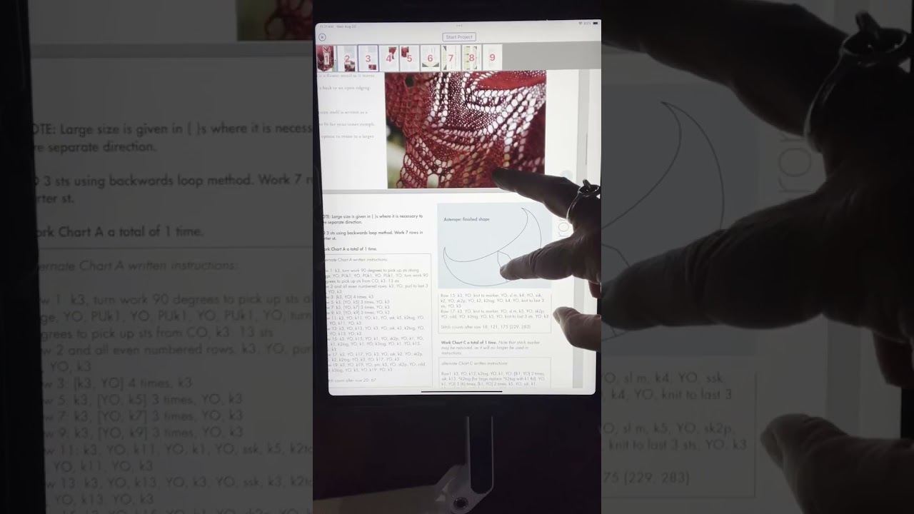 Episode 1: Import from Ravelry and make a project.