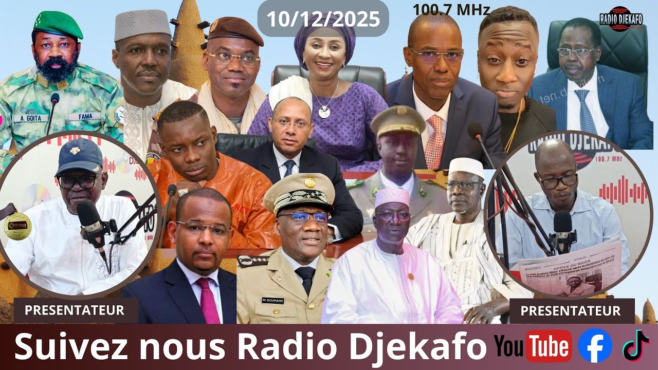 RADIO DJEKAFO 10 DECEMBRE DABA TOUNKARA ET BOUBACAR TRAOR&Eacute;
