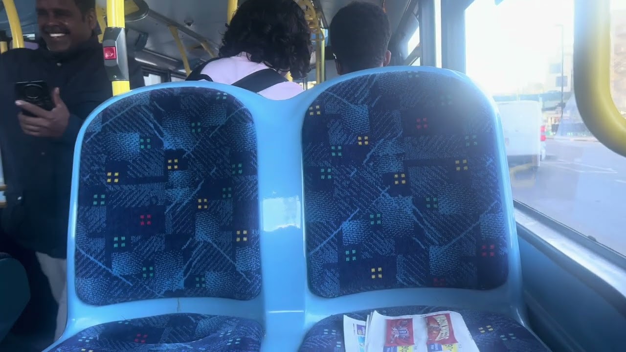 (Last Week to North Greenwich/Curtail) Journey on Route 129 Go Ahead London SN61BHV E182 31/3/25