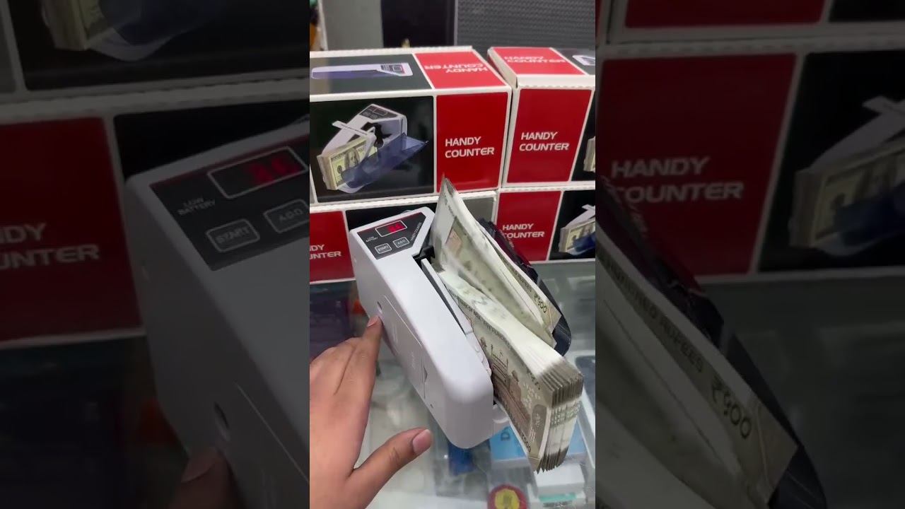 Portable note counting machine