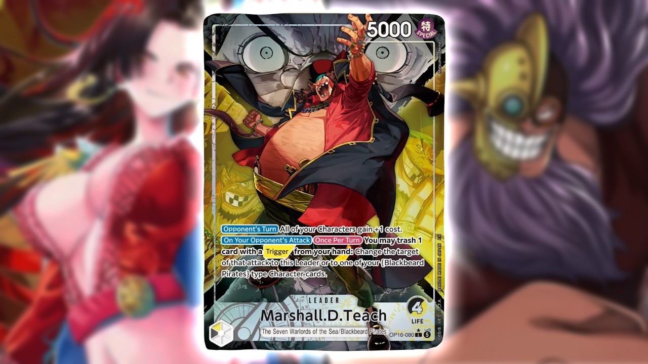 Grinding Blackbeard Practice w/ Techs || OP16 Deck Profile / Gameplay VOD One Piece Card Game