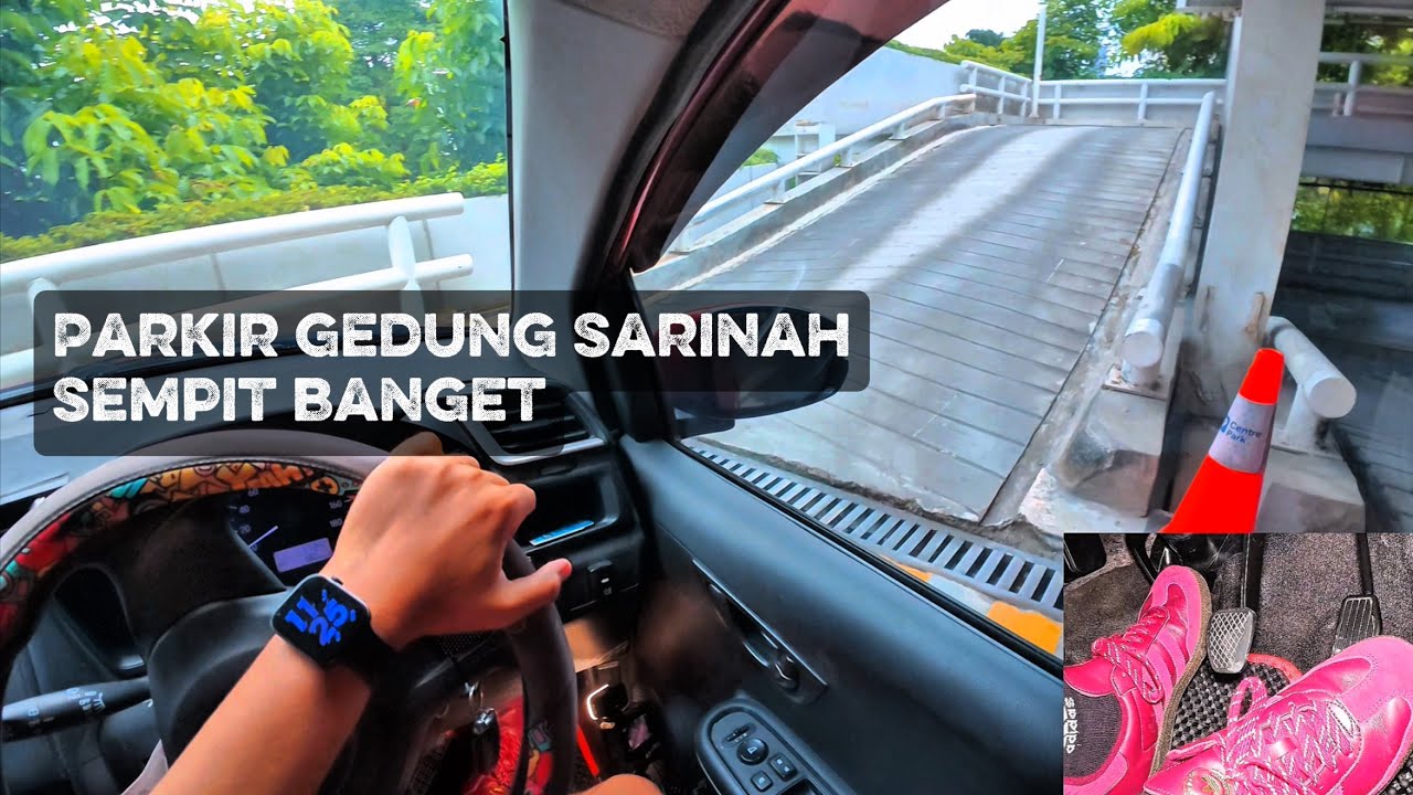 MALL SARINAH ‼️ Tutorial menanjak parkiran gedung sempit banget (Mobil Manual)