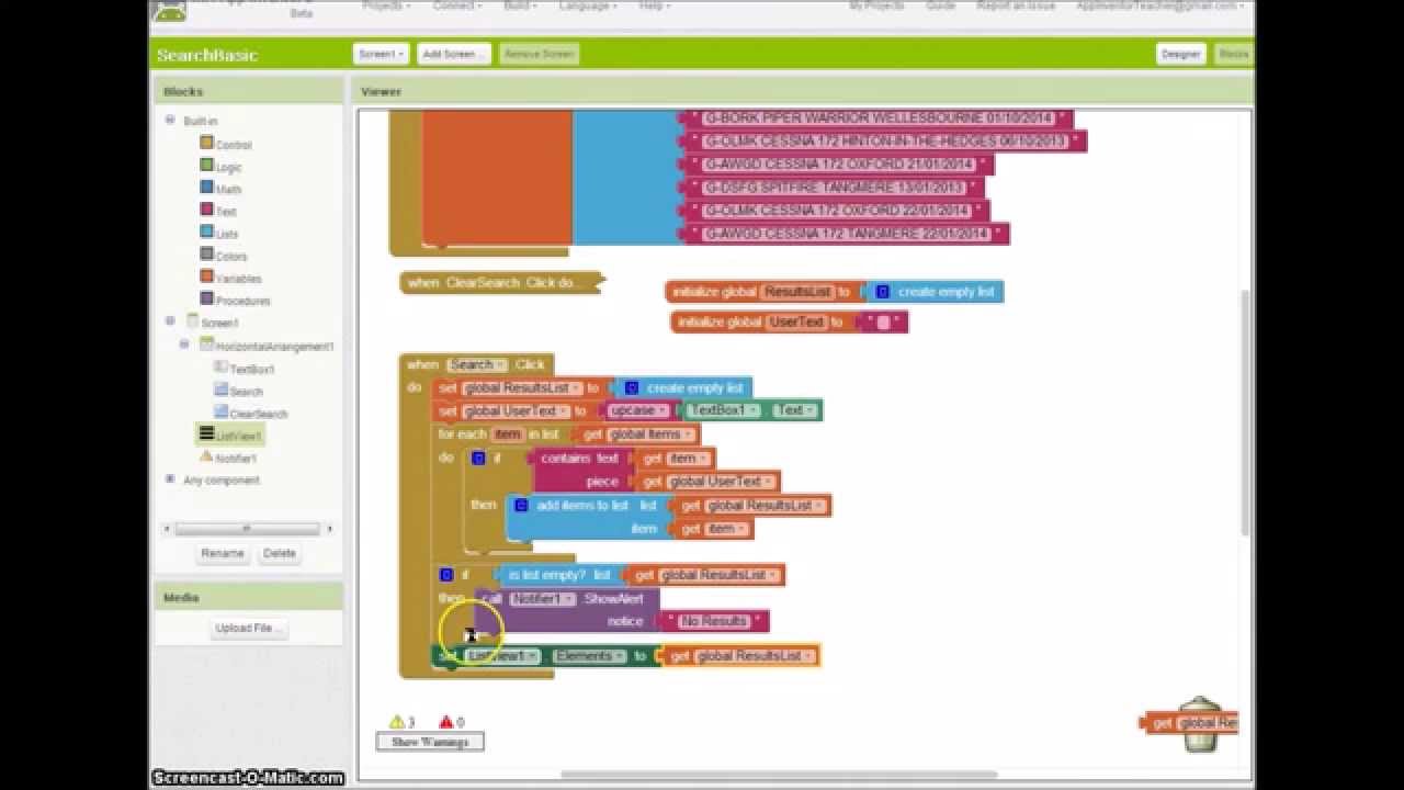App Inventor 2 Tutorial - Building A Custom Search Engine