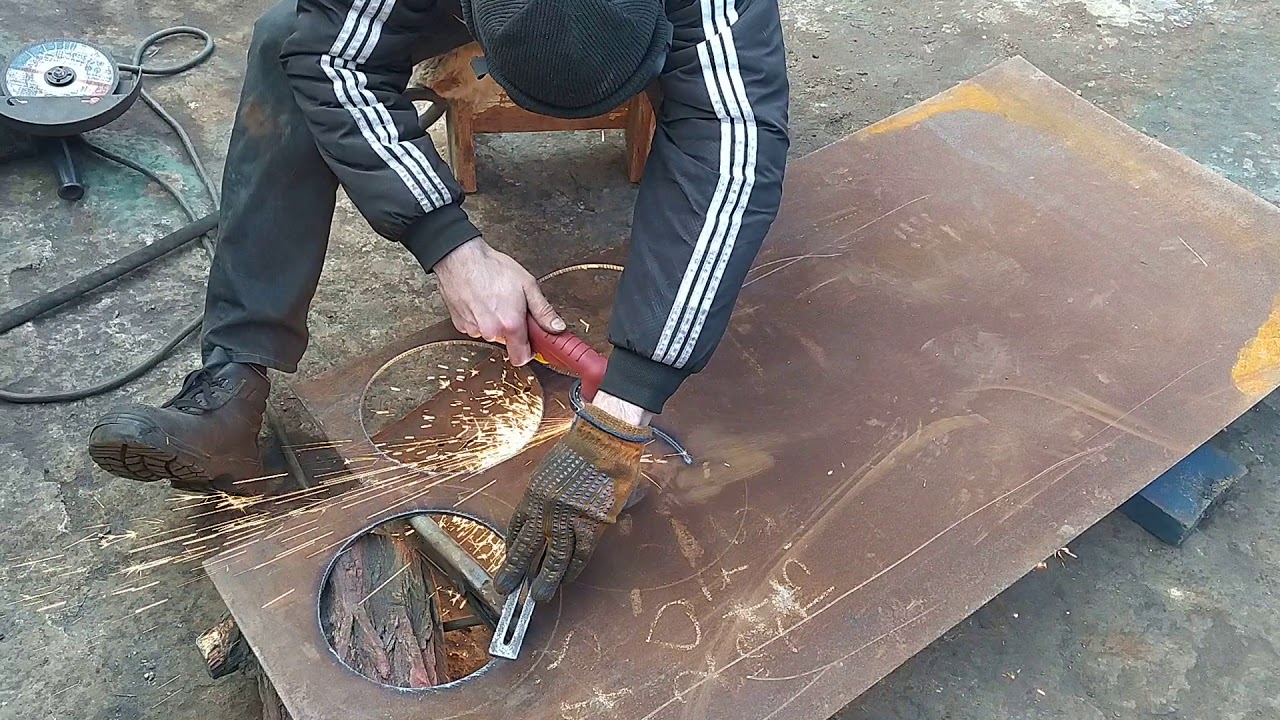 Плазма CUT-100 в деле. Циркуль для плазмореза