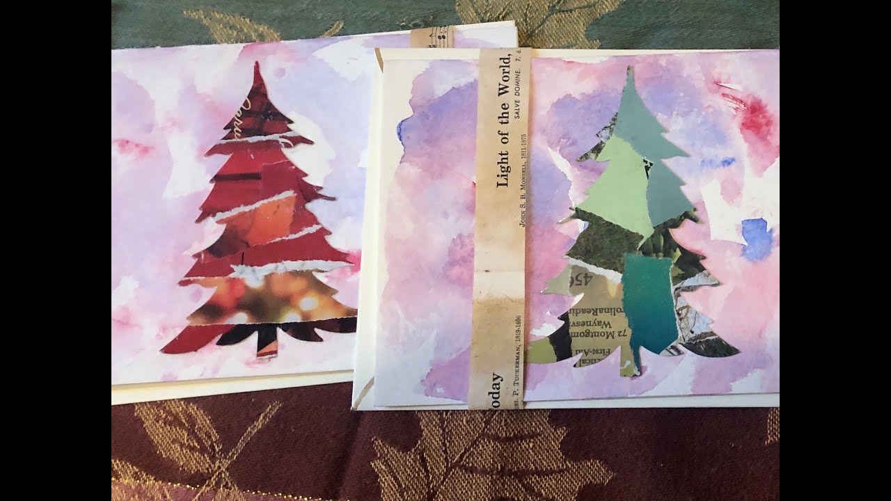 Magazine Collage Holiday Cards