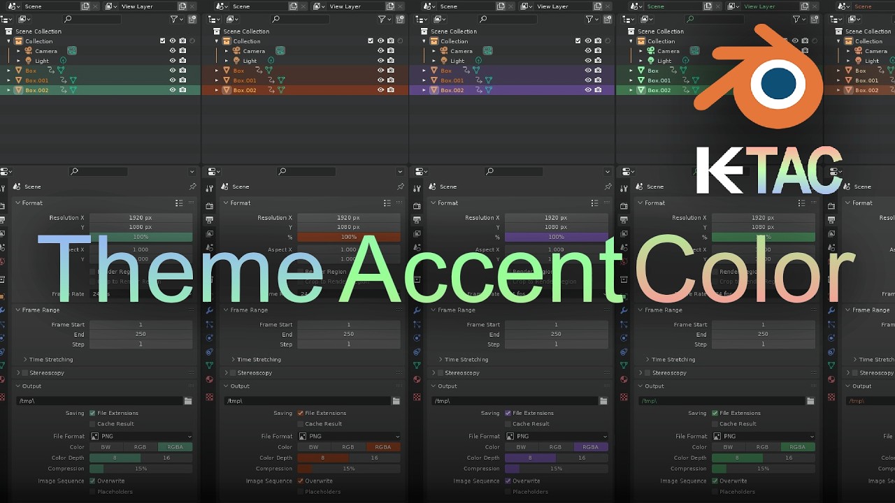 keTAC v1.1 - 'Theme Accent Color' Blender Add-On