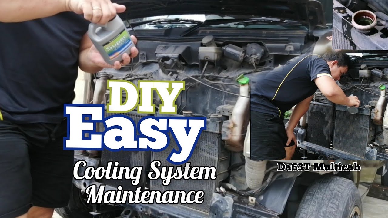 How to DIY Cooling System Maintenance in my car (Da63T Multicab) at home ? | RodKris Bisdak