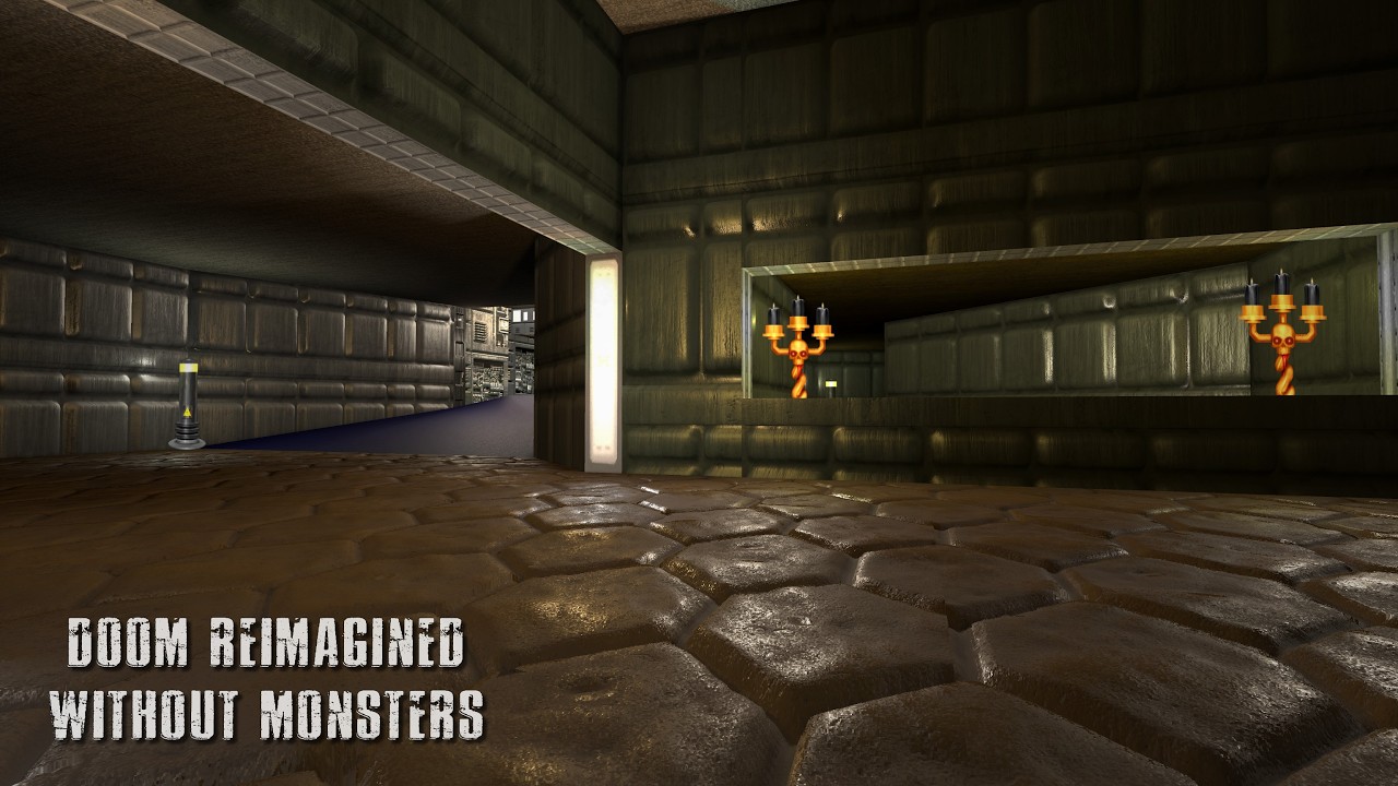 DOOM Reimagined (Without Monsters) | Forgotten Phobos Lab is lost (E1M5, 4K/60)