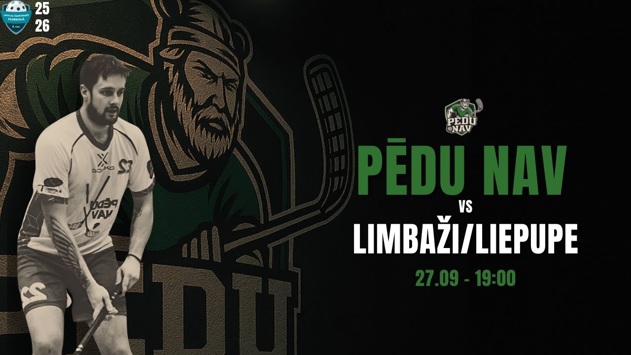 PĒDU NAV VS LIMBAŽI/LIEPUPE | Latvijas čempionāts florbolā 2. līga