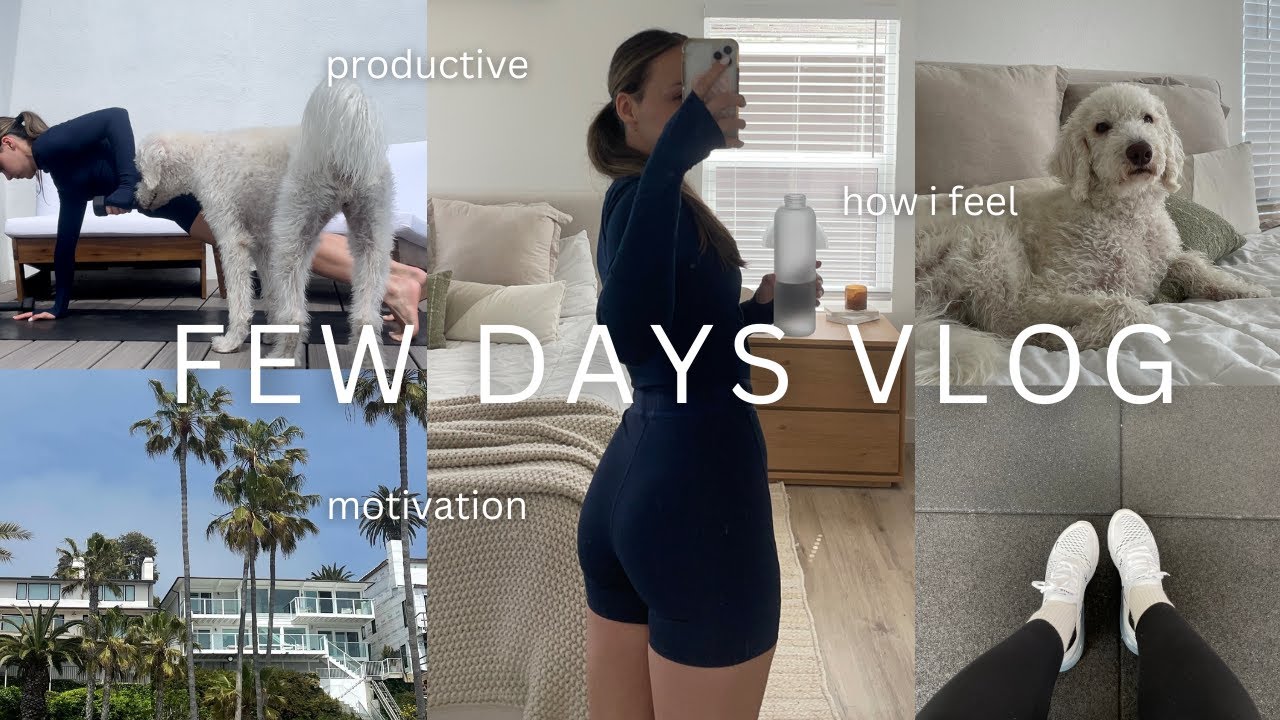 GETTING BACK INTO IT (motivation, morning glow smoothie recipe, home workout & time w/ friends)