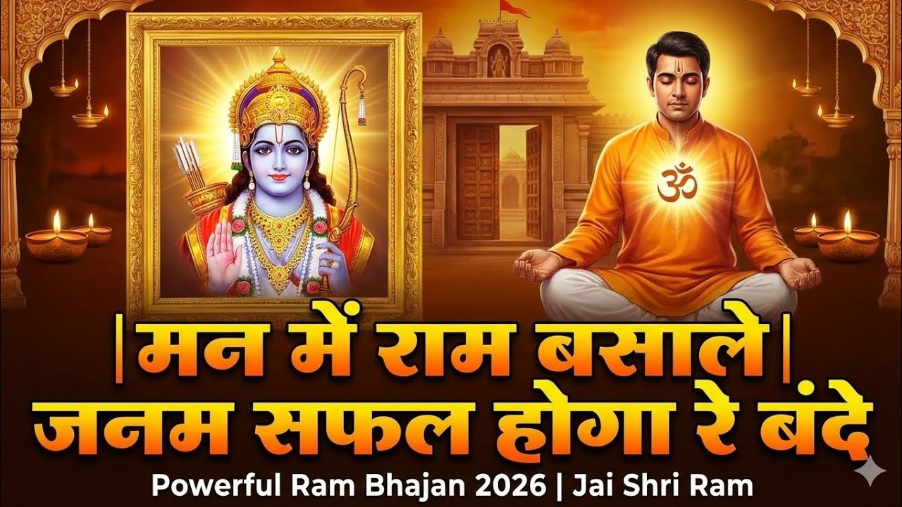 #ram  Man Mein Ram Basale | Janam Safal Hoga Re Bande | Powerful Ram Bhajan 2026 | Jai Shri Ram