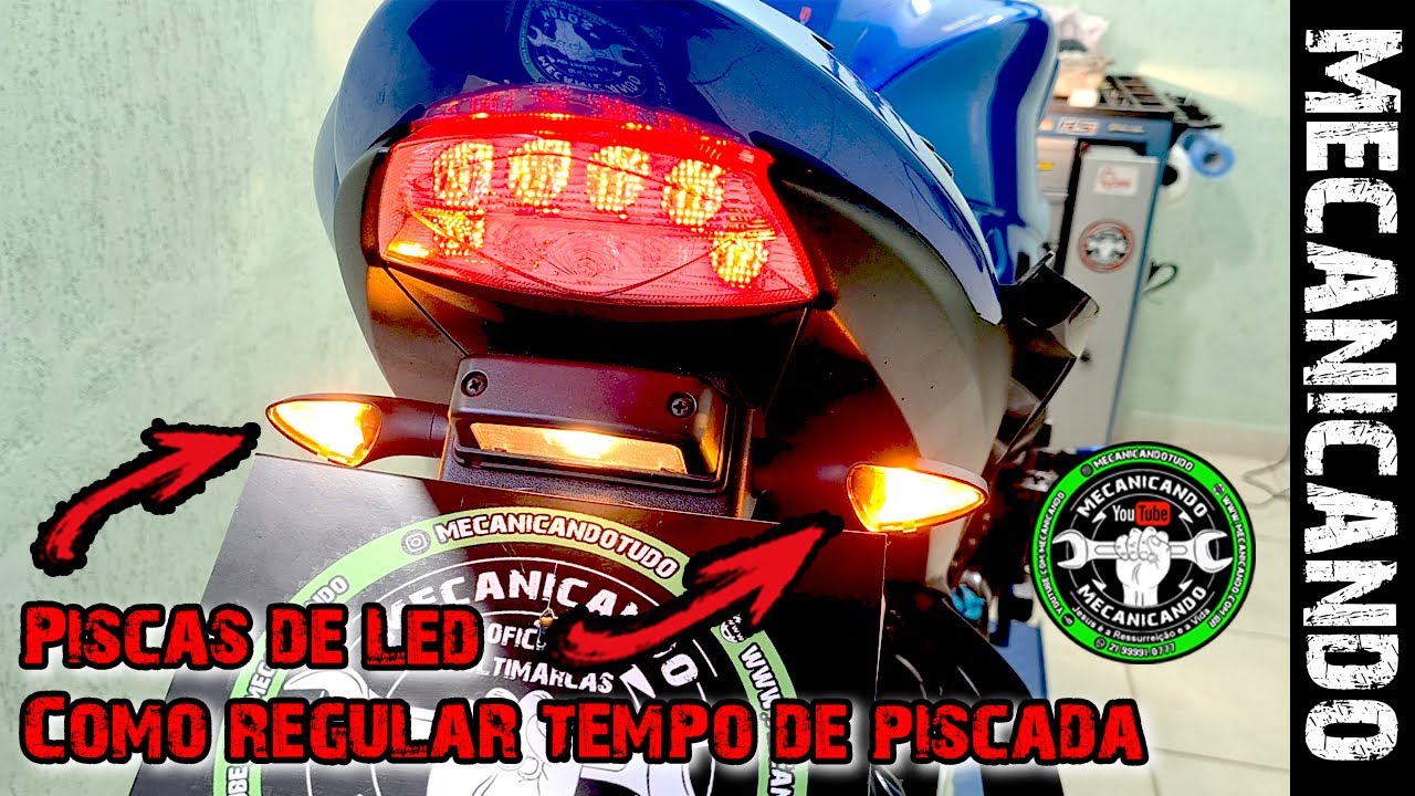 PISCAS DE LED - COMO REGULAR O TEMPO DE PISCADA - RÁPIDO OU DEVAGAR 🔧🔩 MECANICANDO