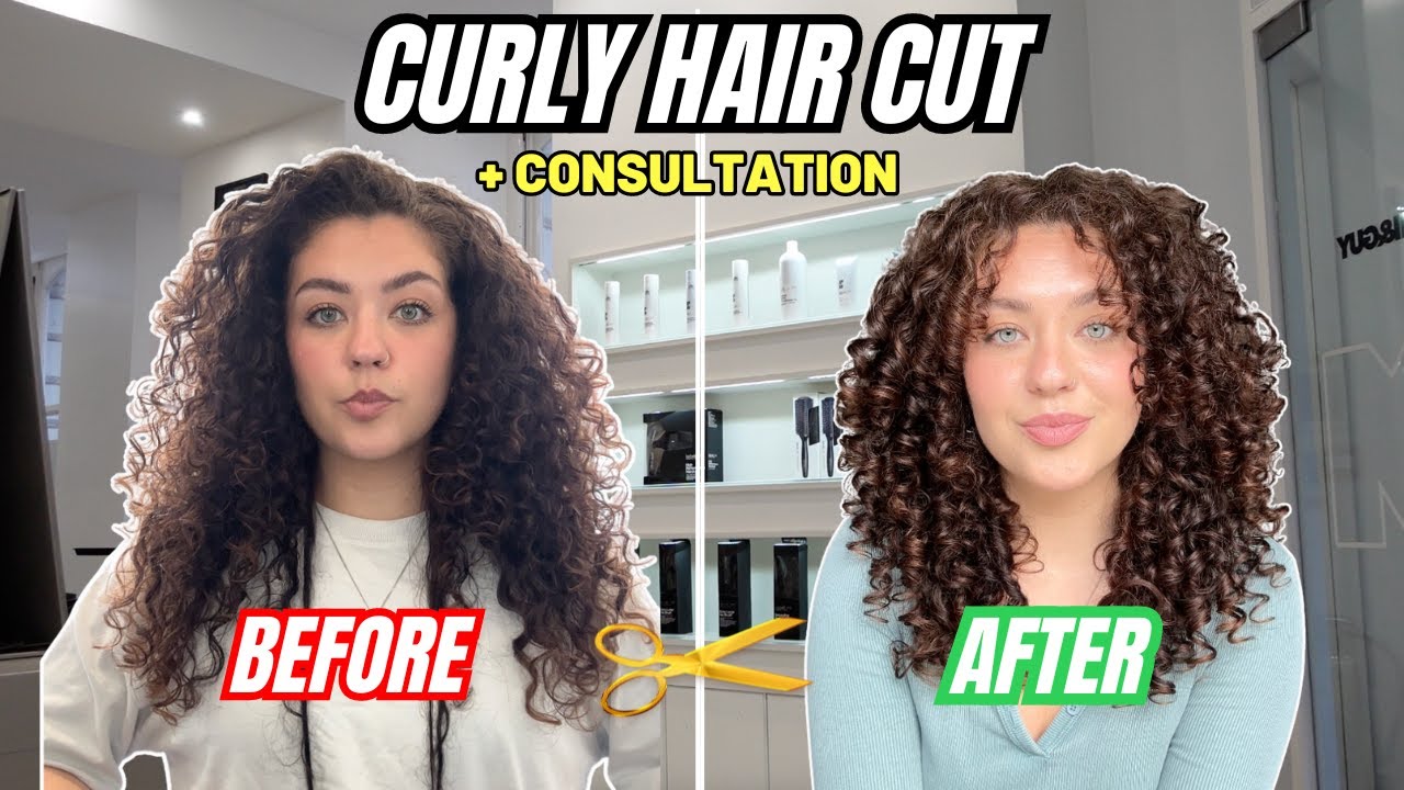 Curly Hair Cut Transformation | Consultation & Behind The Scenes