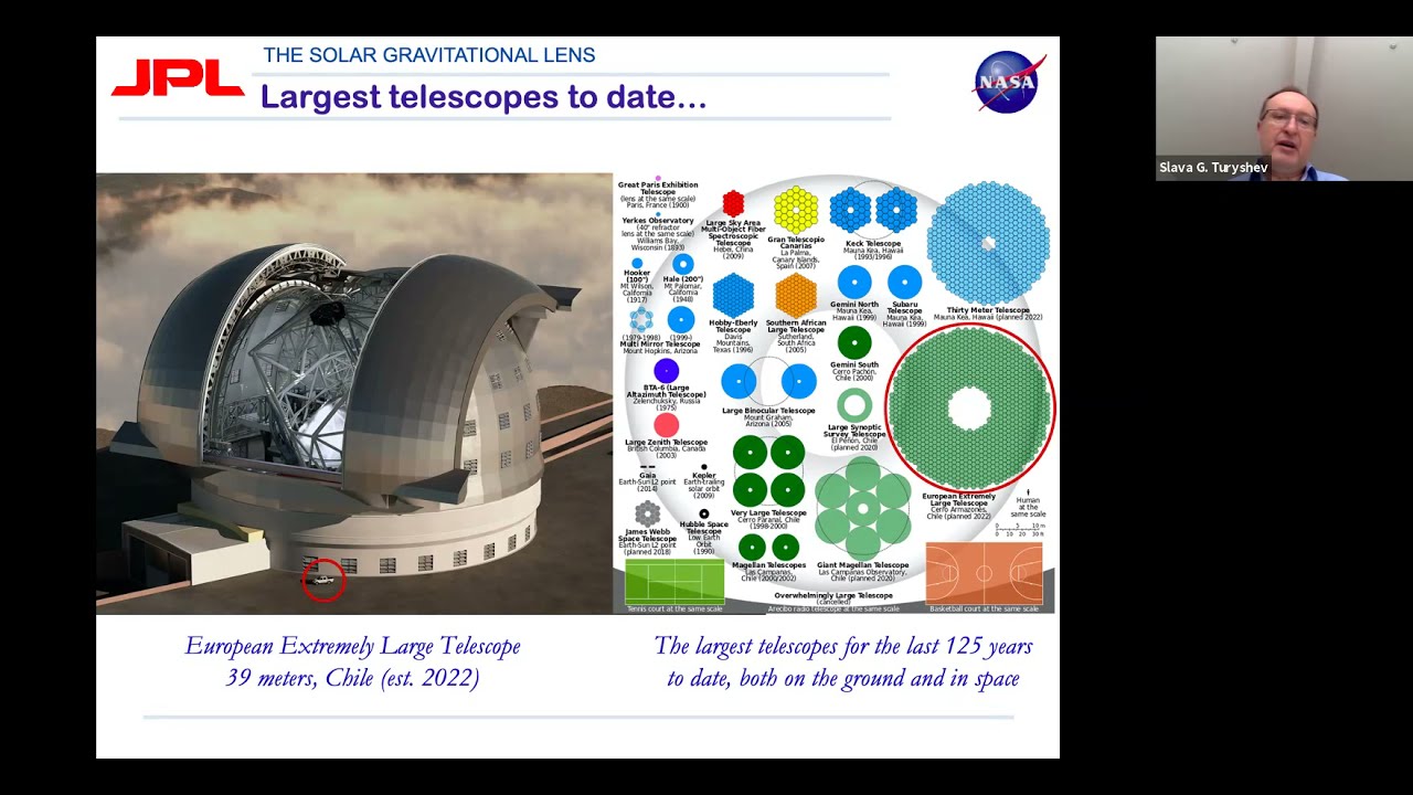Solar Gravity Lens Telescope Concept Presentation - Salva Turyshev