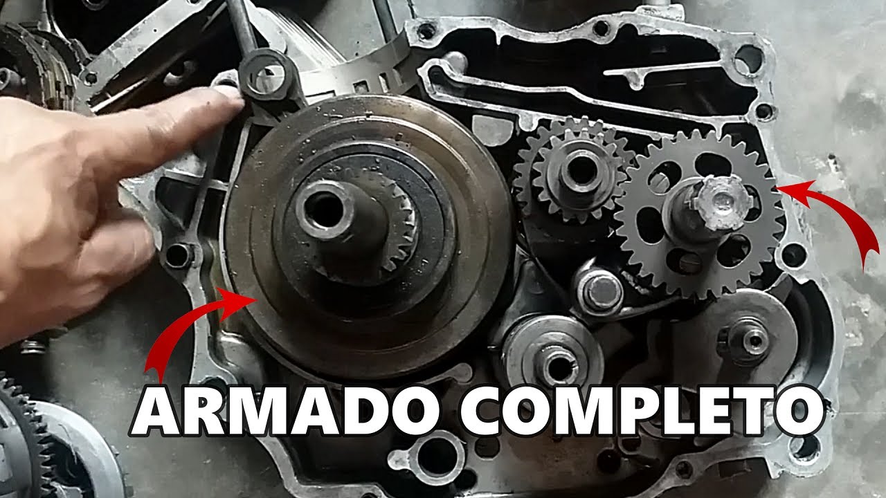COMO ARMAR LA CAJA DE CAMBIOS DE MI MOTO
