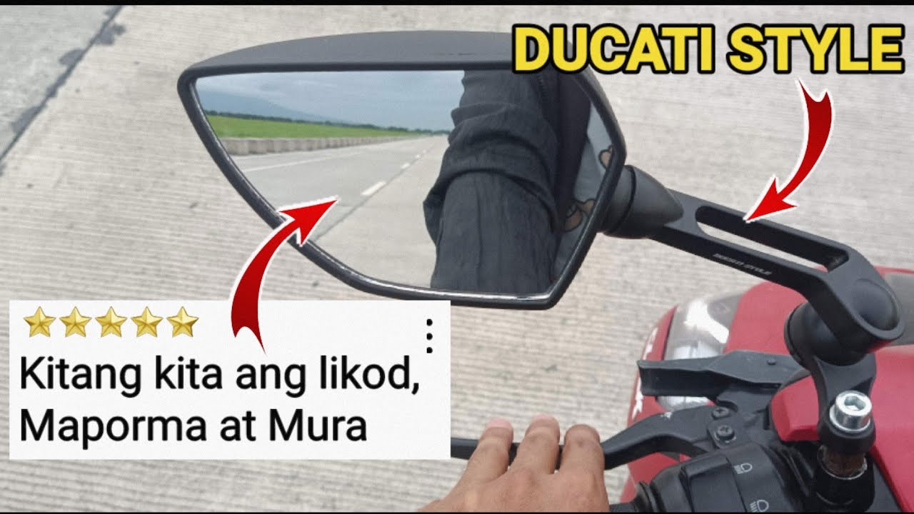 Baka eto na ang Side Mirror para sa Motor mo | Moto Arch | Ducati Style Side Mirror