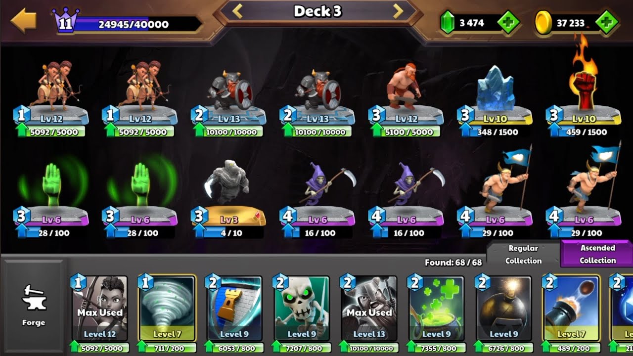 #castle #crush rank pushing( master 2 - master 3)only  using reaper disk 