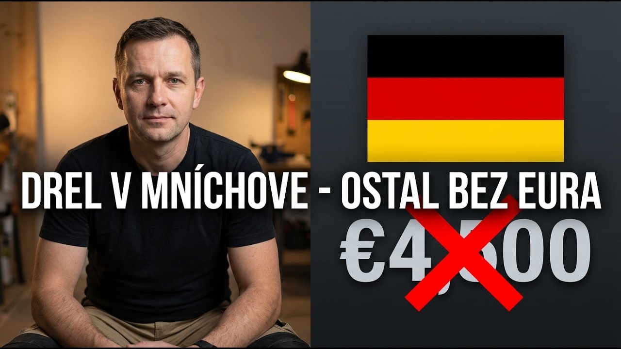 Vlastný Slovák ma nechal v Mníchove bez eura. €4,500 je preč