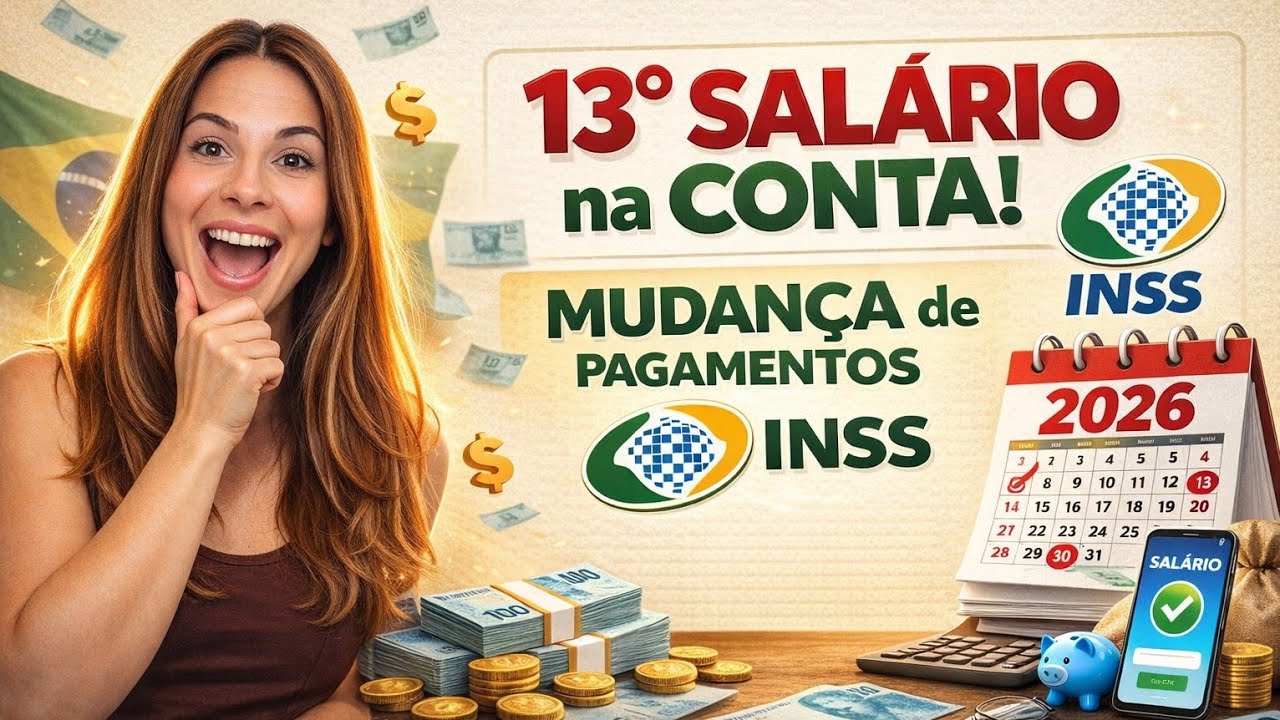 13º SALÁRIO na CONTA! MUDANÇA de PAGAMENTOS INSS! 