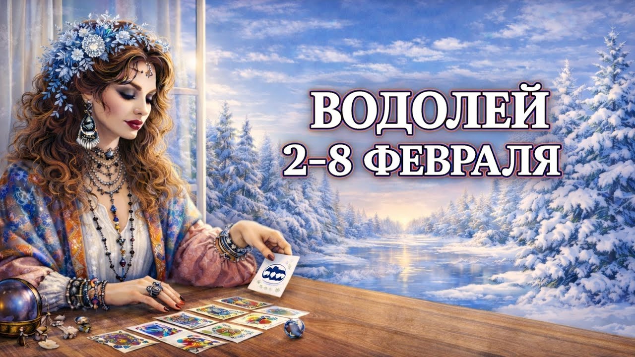 ВОДОЛЕЙ ♒ ТАРО ПРОГНОЗ на неделю 2 — 8 февраля 2026. Гороскоп для Водолея: время инсайтов!