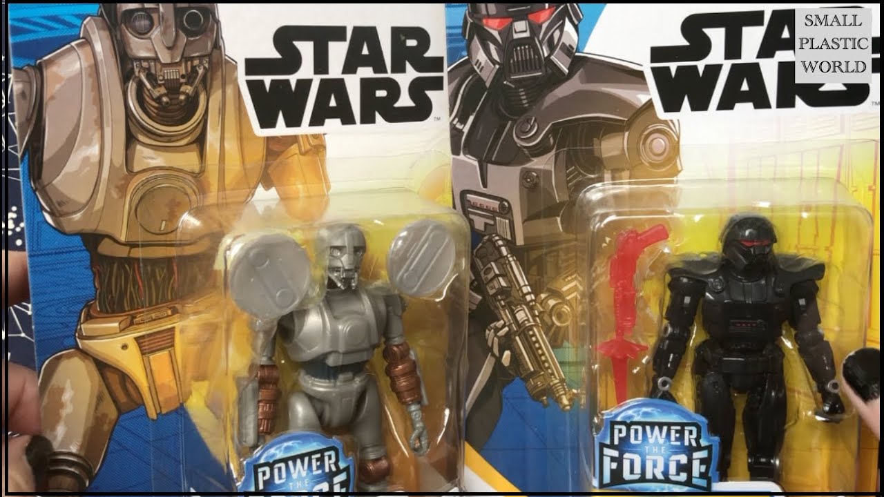 Unboxing 2 Hasbro Power the Force figures: Dark Trooper & SM-33! Part of a new series for December!