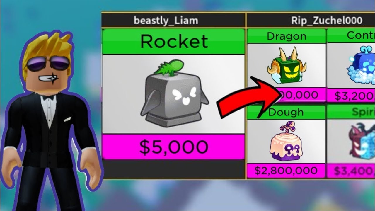 Trading PERMANENT Rocket for 24 Hours! (Blox Fruits)