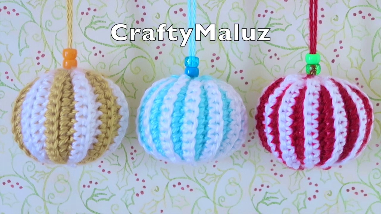 CROCHET TUTORIAL🎄Como hacer una Esfera a crochet en 3D