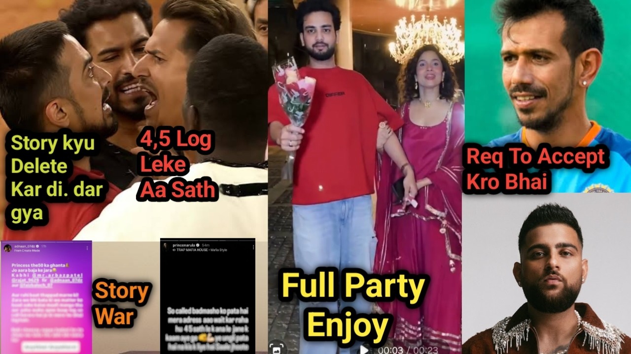 OMG😱- Elvish Yadav & Munawar Together! 🔥 Aly Goni Iftar Party Highlights |  Prince and Adnaan Fight