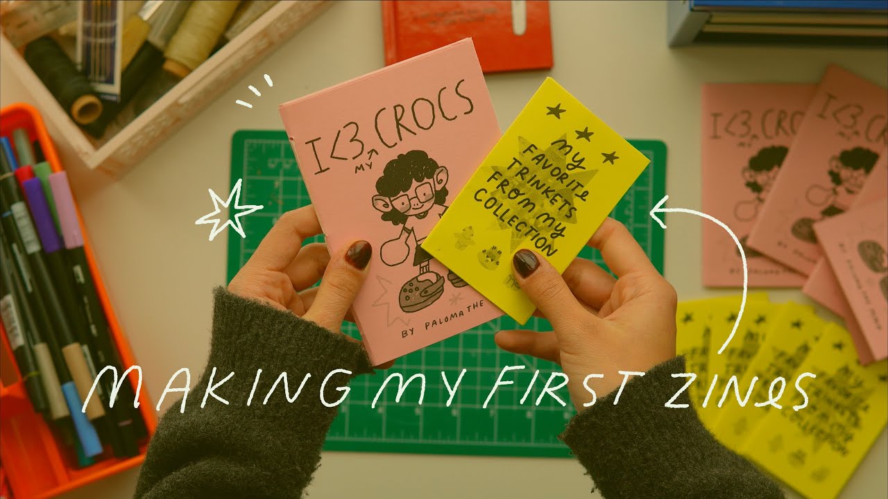 learn how to make zines with me 🧄