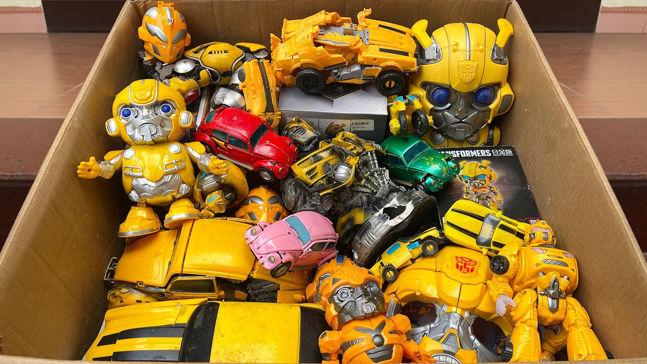 Unboxing the Entire Box of Bumblebee Transformers – So Many Robots and Transforming Vehicles