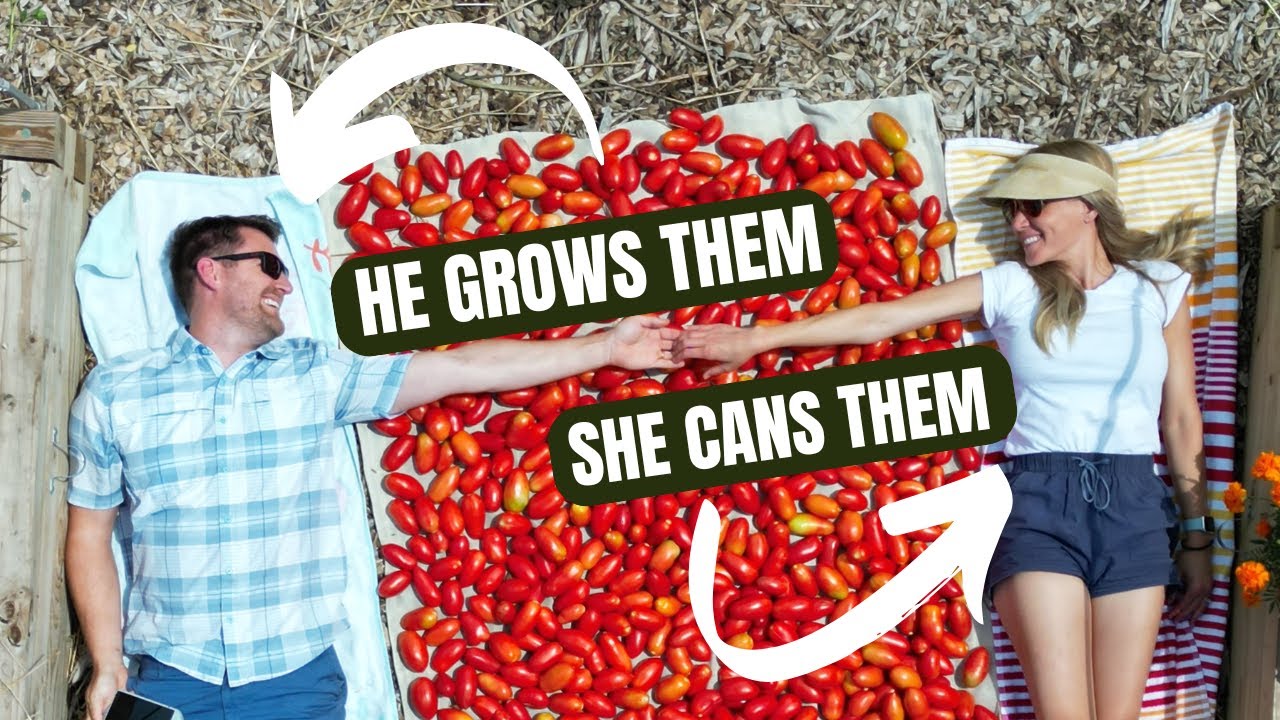 How We Grow & Can a Year’s Worth of 🍅 Sauce