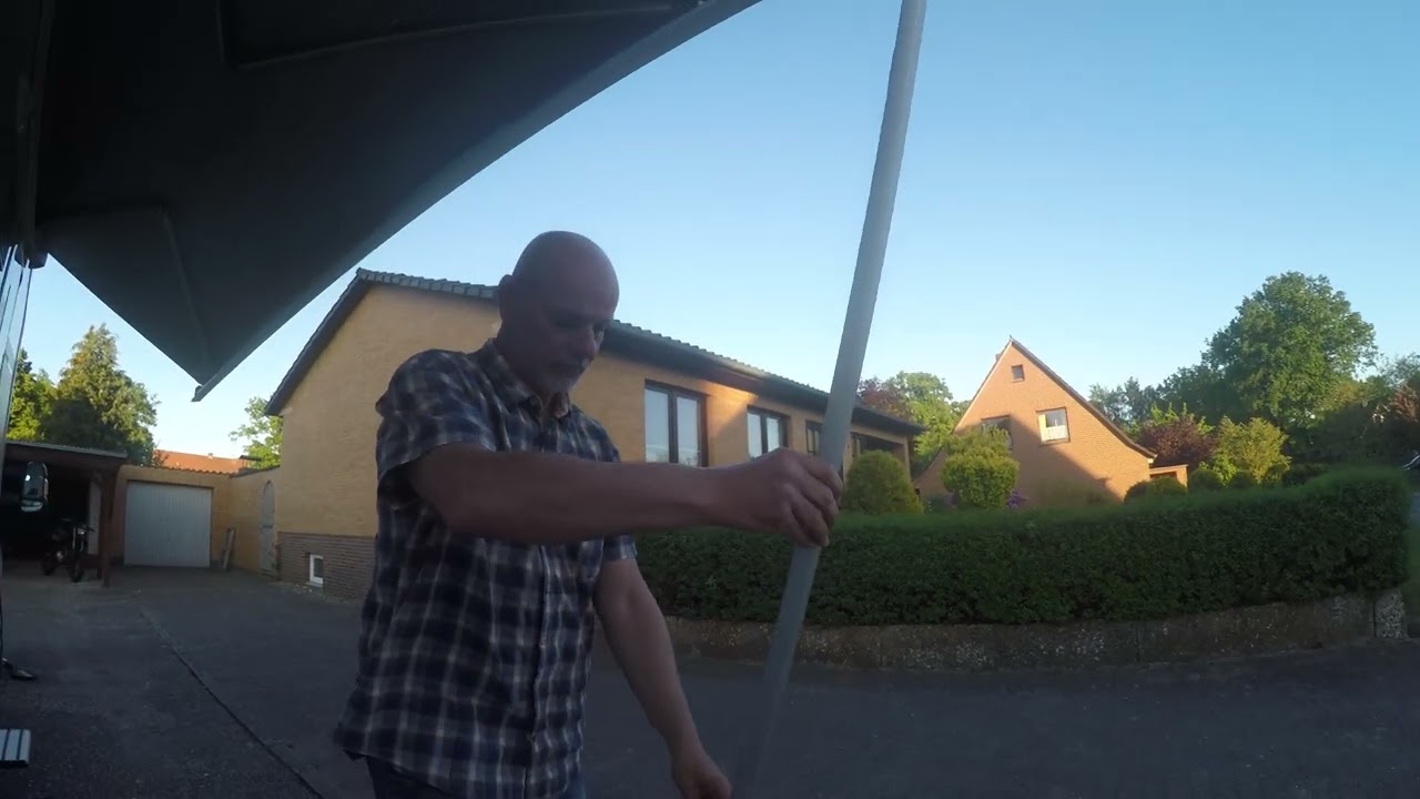 How to Neo 11 Einweisung in den Adria Matrix 670 SL , au&szlig;en um das Fahrzeug Markise