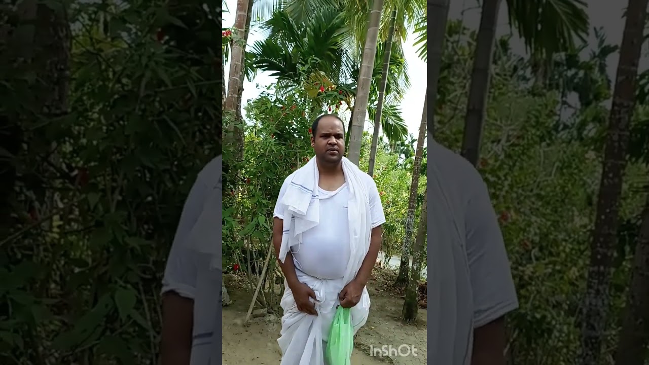 Manoj Paul at Madhapur village, Hindu culture & roaming door to door...no food, no footwear#andaman