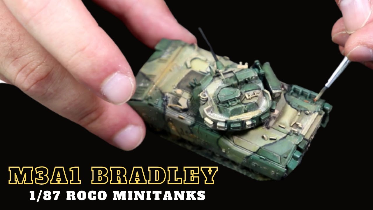 M3A1 Bradley — Минитанки Roco 1/87, работа в стадии разработки