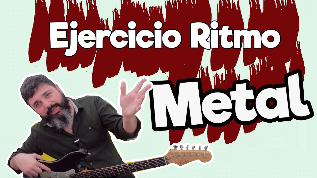 Ritmo de metal con la guitarra