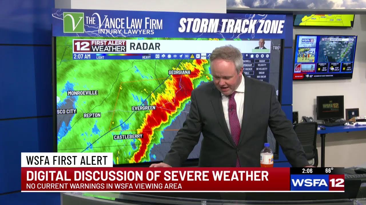 WSFA tracking severe weather March 11/12 2026