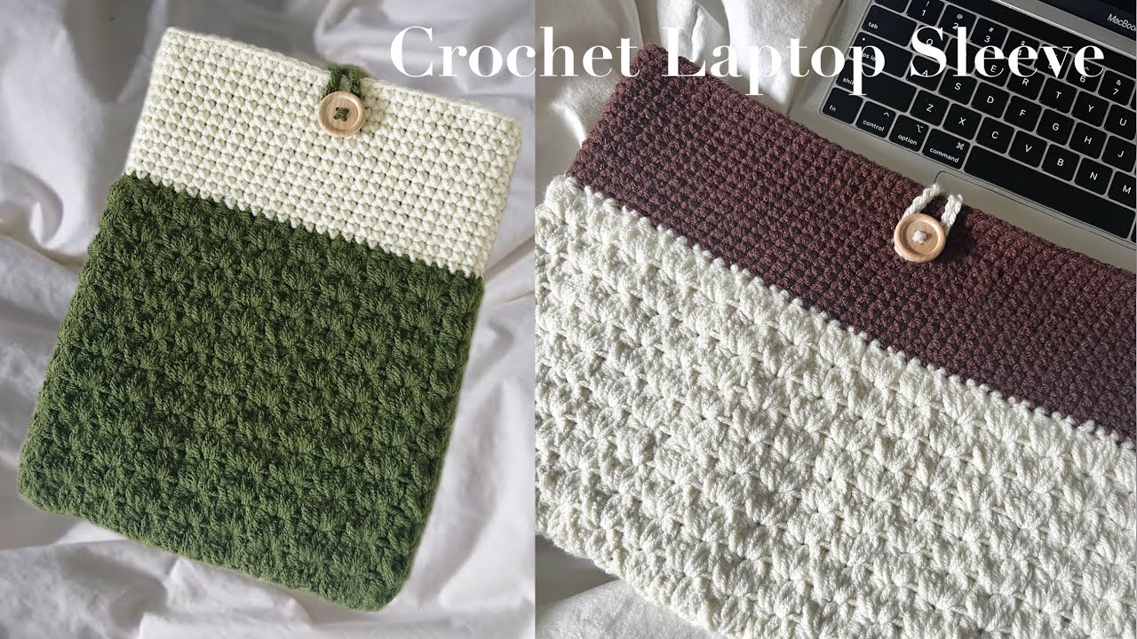 Crochet Laptop/ Tablet/ Kindle Sleeve Tutorial 🌾𝓜𝓮𝓪𝓭𝓸𝔀