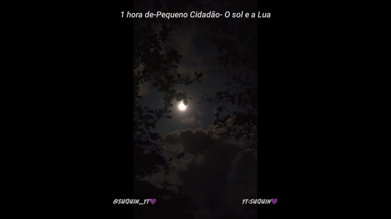 Uma hora de Pequeno Cidad&atilde;o- O sol e a lua🎑🌇