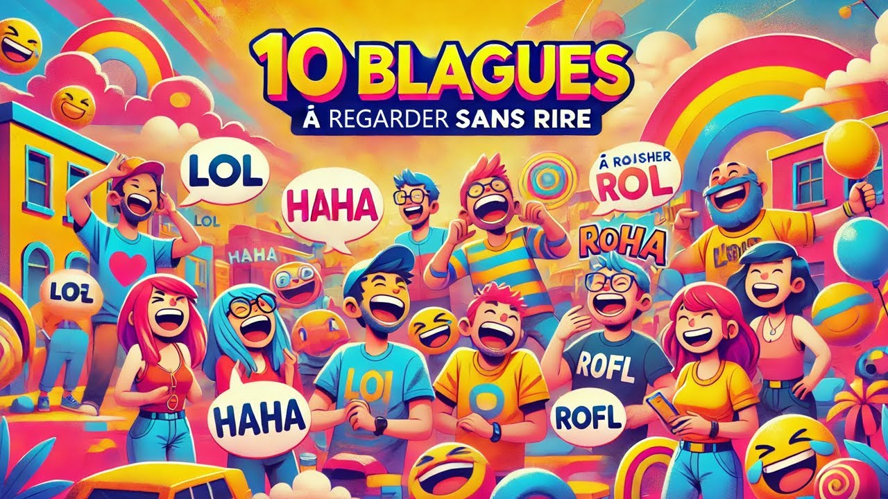 10 Blagues Impossible &agrave; Regarder Sans Rire ! 😂🤣| Blague du Jour